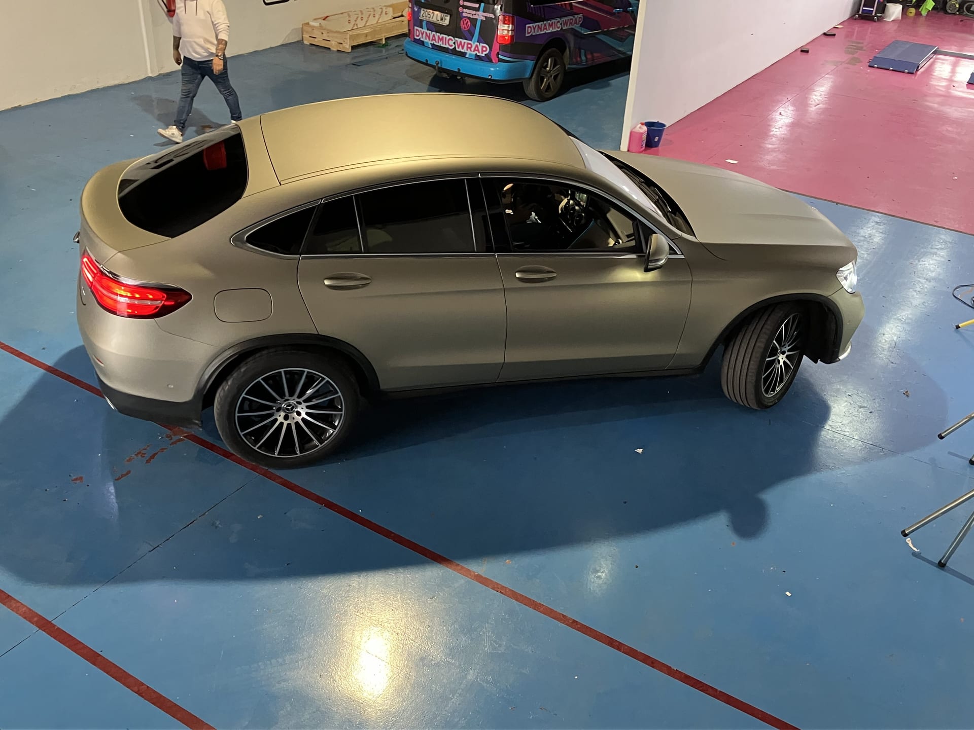 Mercedes GLC Coupé — Mercedes GLC, vinilado de vehículo en Málaga — Hangar Wraps