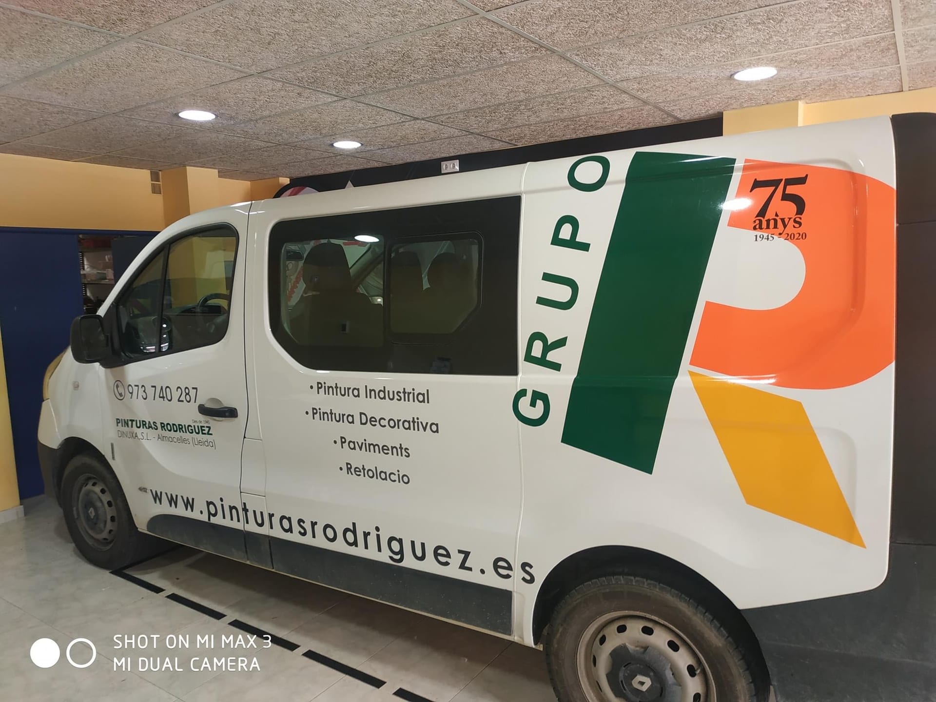 Citroën Berlingo — Pinturas Rodriguez, rotulación de flota en Málaga — Hangar Wraps (detalle 2)